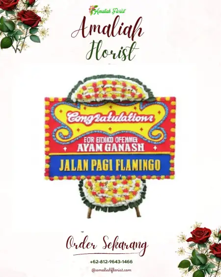 Sewa Papan Bunga Naram