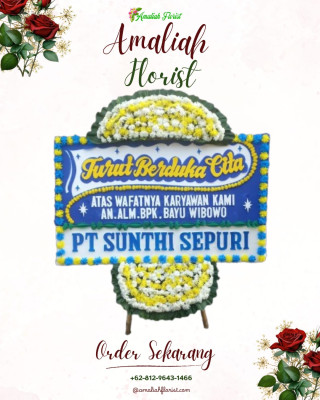 Papan Bunga Duka di Naram
